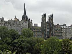 The home up to mid-2004 of the Scottish Parliament was New College, Old Town, Edinburgh.