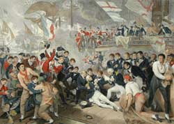 The death of Admiral Nelson