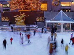  Ice skating rink at Rockefeller Center