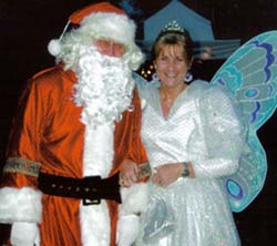 Anne Pitt as a Fairy at Frodsham, Christmas 2006